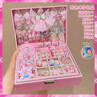 Розовая подарочная коробка, комплект, коробочка для хранения, открытка, 141 шт