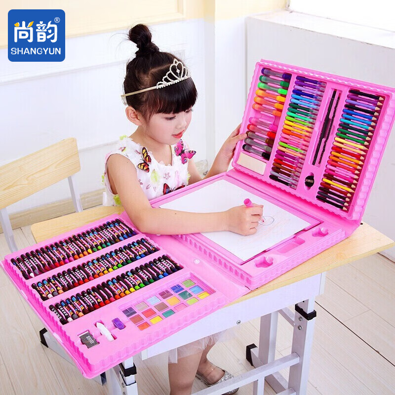 【六一高档礼盒】儿童玩具早教绘画工具全套