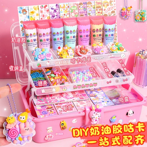 Набор материалов, сумка через плечо, детская игрушка, наклейки, «сделай сам», подарок на день рождения, 6 лет