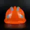Mũ bảo hiểm an toàn phản quang ba sườn nam công trường xây dựng tiêu chuẩn quốc gia an toàn tiên tiến sản xuất mũ mũ bảo hiểm xây dựng in LOGO tùy chỉnh 