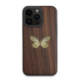 Real Butterfly Specimen Unique Cool New Phone Cases Covers Solid Wood Custom Made Handmade High End Premium Plus/Pro/Max – iPhone 16, iPhone 15, iPhone 14, iPhone 13, iPhone 12