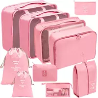 Водонепроницаемая ткань, косметичка, розовый комплект