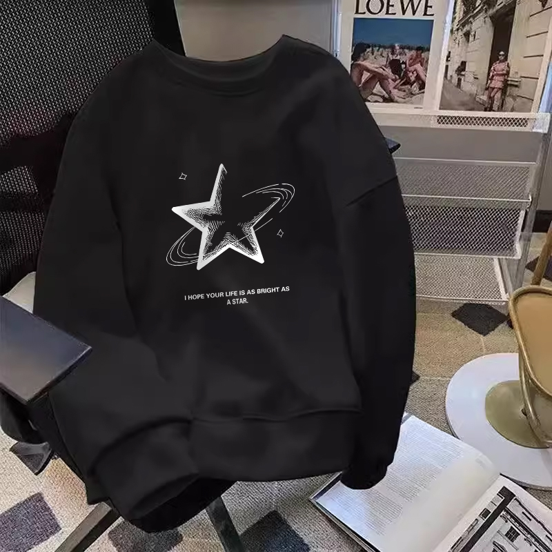 【5958-Pentagram】Black Thin Style