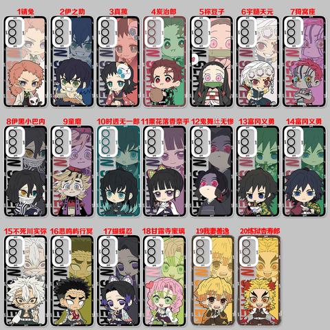 Demon Slayer Anime Clear Transparent iPhone Case