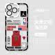 Michael Jordan Chicago Bulls Jumpman Silhouette Red Black Phone Case for iPhone 17, 16, 15, 14, 13 and 12