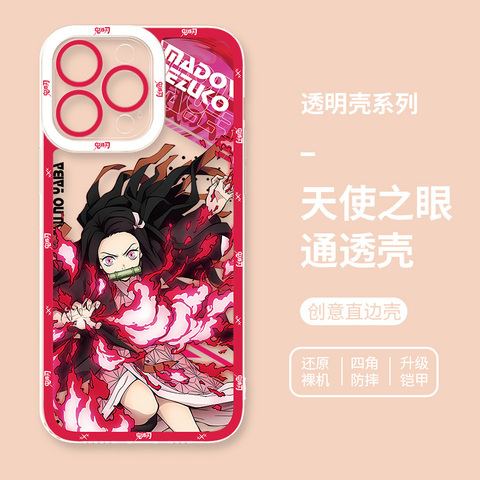 Demon Slayer Anime Clear Transparent iPhone Case