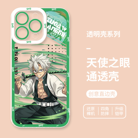 Demon Slayer Anime Clear Transparent iPhone Case
