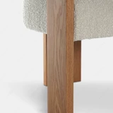 Современный и минималистичный диван из натурального дерева для отдыха, дизайнерский стульчик для кормления