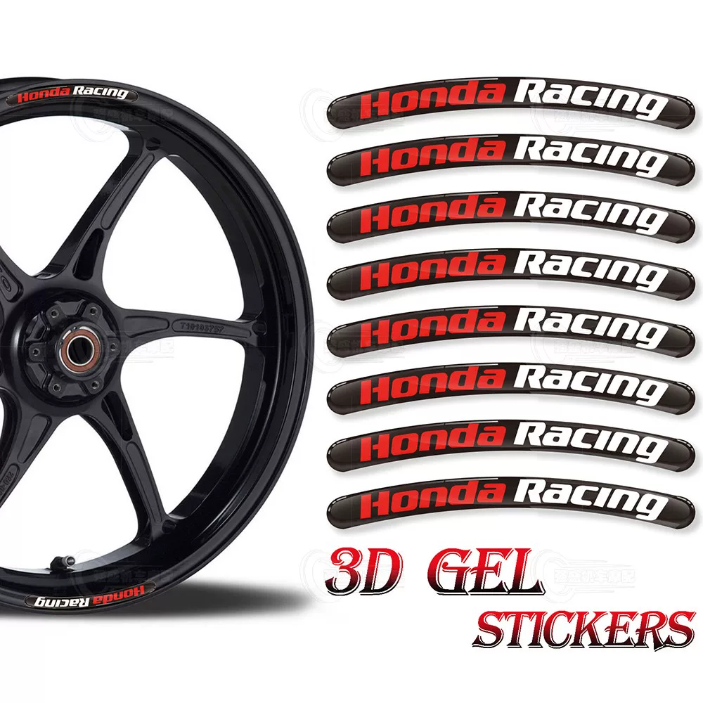 rim stickers gel honda