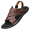 Light brown 8013 genuine leather sandals
