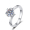 Mosang Stone Snowflake Twist Arm 50 points+Certificate+Luxury Gift Box