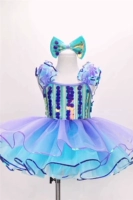 Сиреневый аксессуар для волос, леггинсы