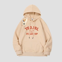 Красная абрикосовая толстовка с капюшоном