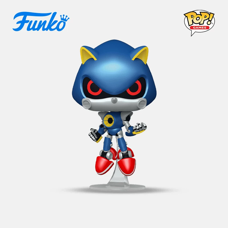 Фанко POP игровая фигура ёжик метал Sonic механическая меха периферийная игрушка кукла украшение