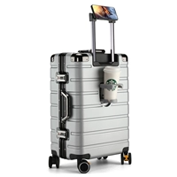 Модернизированная модель [серебристо-серый] с подстаканником + держателем для мобильного телефона.