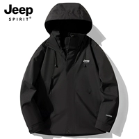 Мужской черный [одиночное пальто]