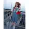 Ayanami Rei cos trang phục sương mù màu xanh eva đồng phục học sinh Asuka cosplay nữ anime ngực váy đồng phục váy 