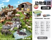 Модернизированное твердое [Семейное ведро] 22 животных + бесплатное ведро для хранения + руководство по раннему обучению животных