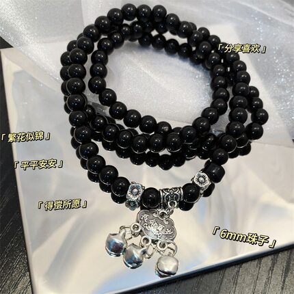 新中式手串女中国风禅意木质手链复古民族风手饰