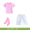 粉色+白色短裤（收藏送袜子）