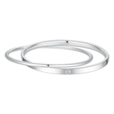 Золотой серебряный браслет для друга, подарок на день рождения