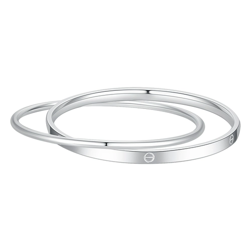 Золотой серебряный браслет для друга, подарок на день рождения