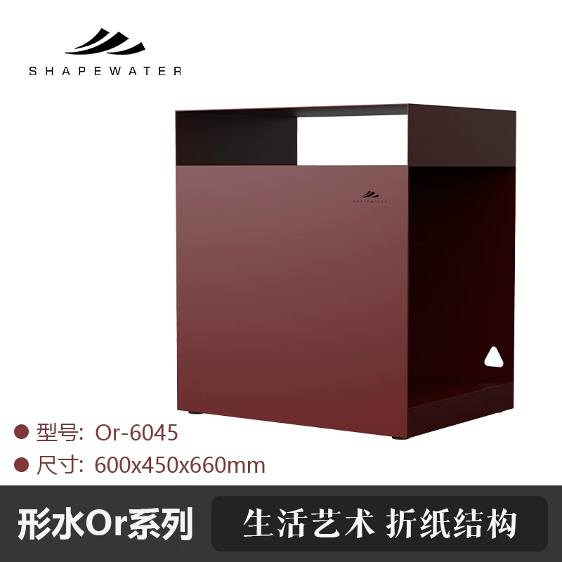 形水水草柜Or系列折纸方柜造景柜客厅边几 金属水草柜Shape water detail 28