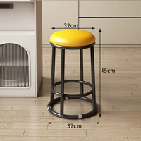 [Масляная восковая кожа Желтая + Черные окрашенные ноги] Губка с толщиной 45 см/Трехщин