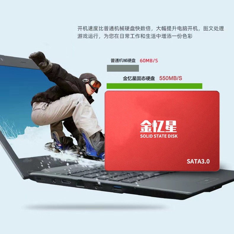 SSD накопитель Jinyixing SATA 3.0 2.5-дюймовый