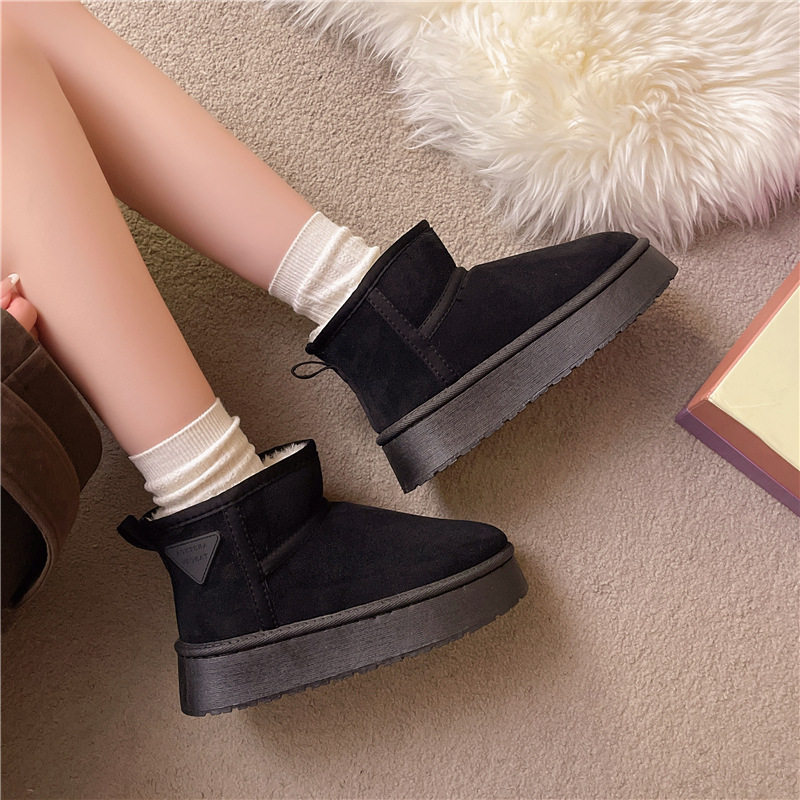 【防水PU】加绒加厚东北雪地靴