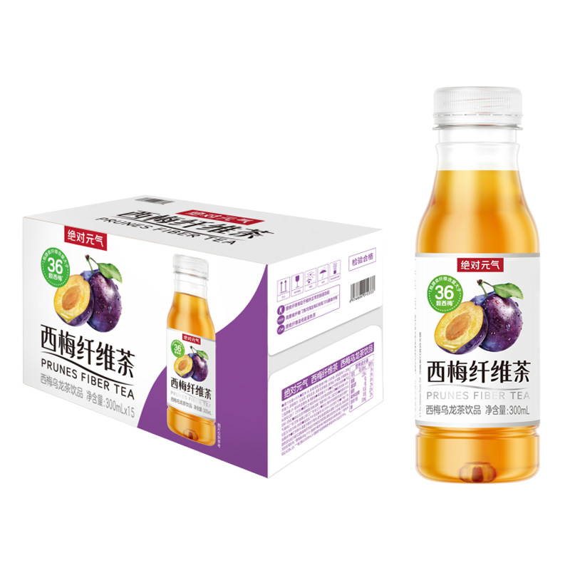 绝对元气西梅纤维茶300ml*6瓶