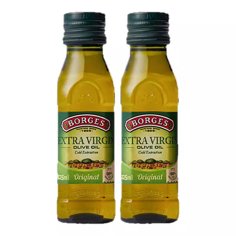 西班牙原装进口，BORGES 伯爵 特级初榨橄榄油 125mL*2件 金币+券后18.9元包邮（9.45元/瓶）