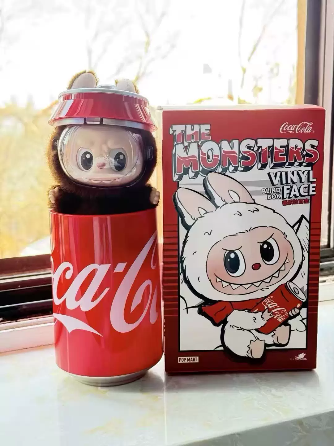 Подлинная сюрпризная коробка LABUBU Coca-Cola лаковый серия плюшевые подвески куклы макароновые украшения