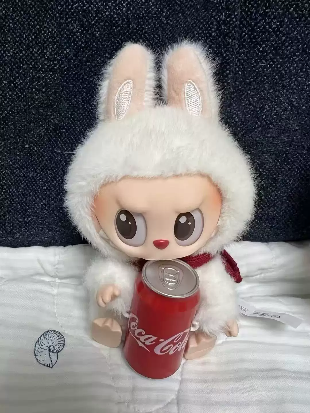 Подлинная сюрпризная коробка LABUBU Coca-Cola лаковый серия плюшевые подвески куклы макароновые украшения