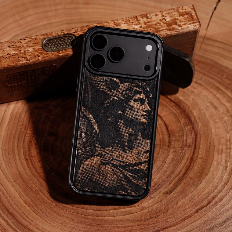 Girls Winged Figure Classical Relief iPhone Case