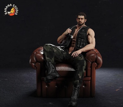 taobao agent Banana Studios Biochemical Crisis Chris Male Shame Core Moon Redemption Statue