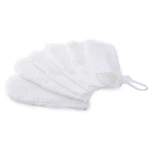 Детская зубная щетка для новорожденных для младенца, оральная марлевая щеточка, 0-1-2 лет, 6 штук