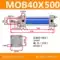 Xi lanh thủy lực nhẹ MOB32/40/50/63/80/100/125HOB xi lanh hạng nặng có thể điều chỉnh phớt dầu nâng ròng rọc chuyển thức ăn Dụng cụ thủy lực / nâng