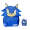 Голубой рюкзак Sonic (с небольшим пакетом) 30 * 12 * 40 см