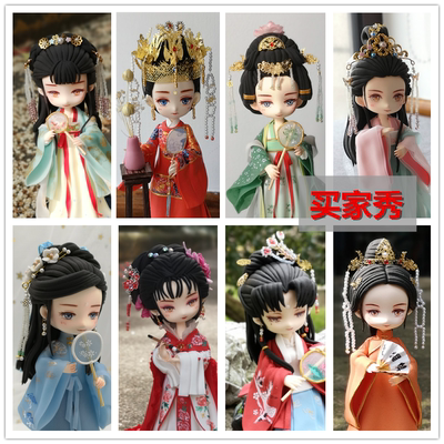 taobao agent [Buyer Xiu 28th Wave] Tangfeng baby wedding doll costume clay doll hand -made Zhangzi Shiyu Studio