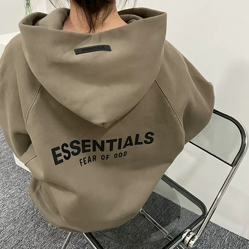 ESSENTIALS复线针织毛衣女休闲宽松高街潮牌FOG长袖慵懒风上衣冬-Taobao