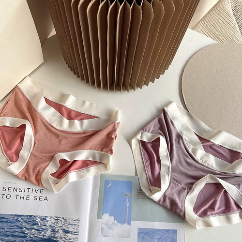 Шелковые трусы для беременных, тонкие модные дышащие штаны для молодой матери