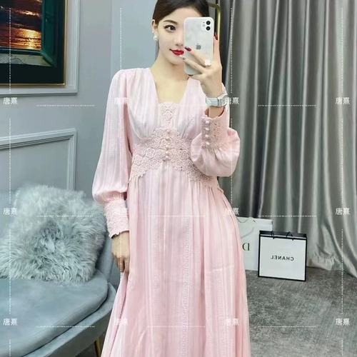 Весенний розовый сексуальный лонгслив, юбка, коллекция 2023, в стиле Шанель, французский стиль