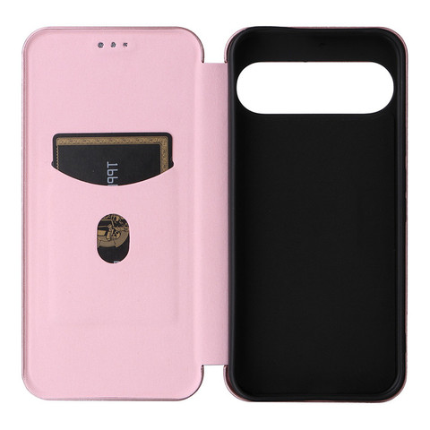 Wallets Folio Flip Synthetic Leather Carbon Fiber 9, 9 Pro, 9 Pro XL Google Pixel Phone Case