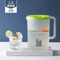 茶花冷水壶塑料家用大容量凉杯扎壶2200ml