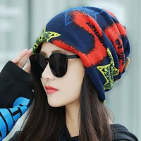 Демисезонная шапка, модный флисовый удерживающий тепло трендовый шарф для школьников, в корейском стиле