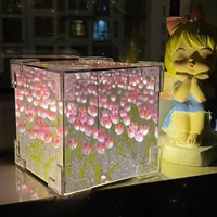 16 Pink Rubik's Cube Tulip [готовый продукт]