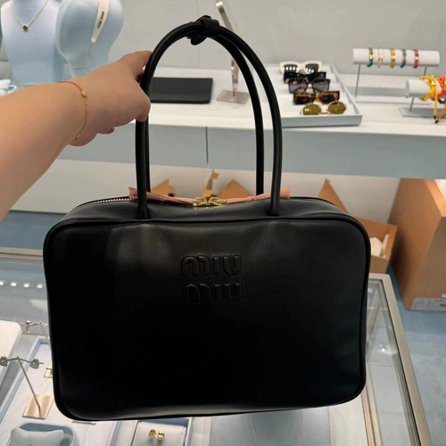 Miumiu, большие портативные бретели, ремешок для сумки, Франция, из натуральной кожи