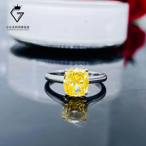 Платиновое обручальное кольцо для принцессы, легкий роскошный стиль, изысканный стиль, простой и элегантный дизайн, один карат