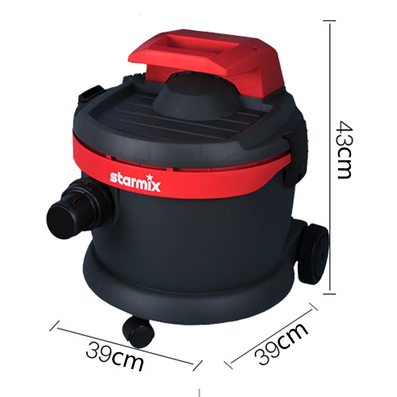 Германия Chida Starmix AS1220P+сухой и влажной двойного использования пылесос 20 л малый большой всасывающей мощность универсальный